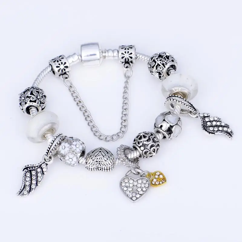 Crystal beaded bracelet