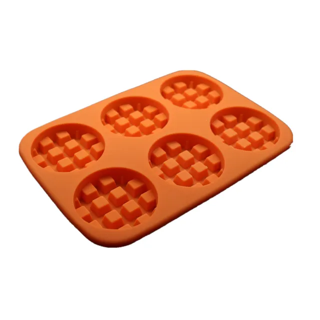 Simulation waffle chocolate candle silicone mold Orange - Shop at LoveMi