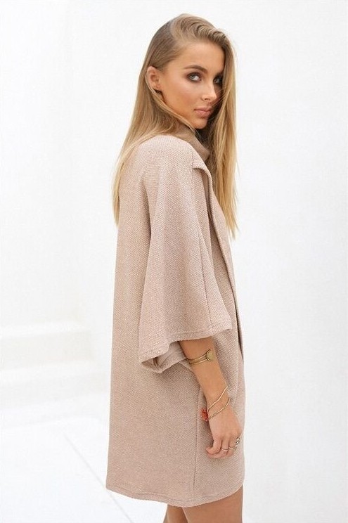 AliExpress autumn and winter new high-neck dress