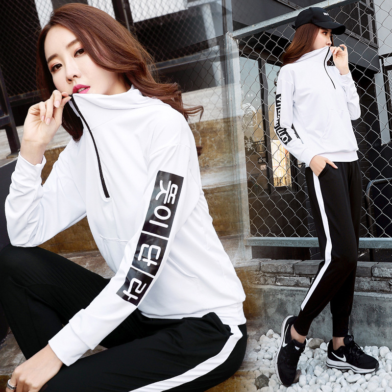 Women's yoga three-piece suit