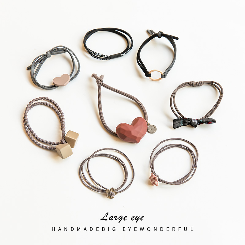Simple hair rope Sen tie hair tie high elasticity hair band 2Style - Shop at LoveMi