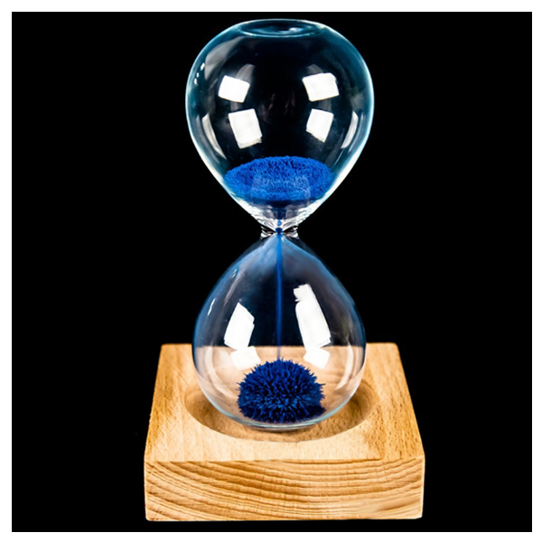 Magnetic Time Hourglass Blue 13.5X5.5Cm - Shop at LoveMi