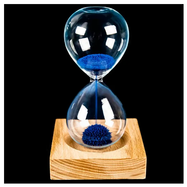 Magnetic Time Hourglass - Blue 13.5X5.5Cm