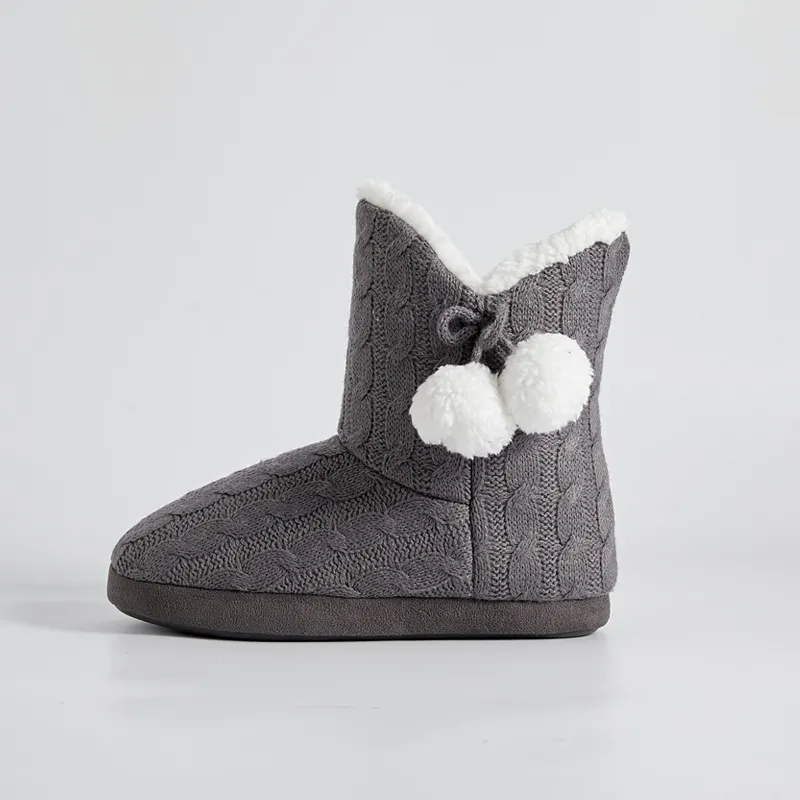 Floor Socks Autumn And Winter Home Socks Sleep Socks - Grey