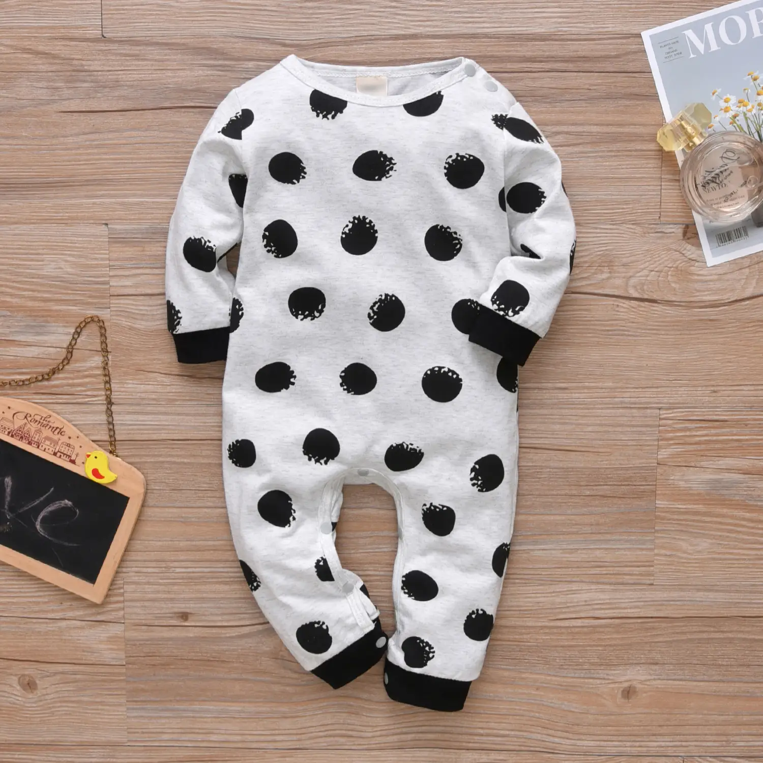 Cotton print jumpsuit