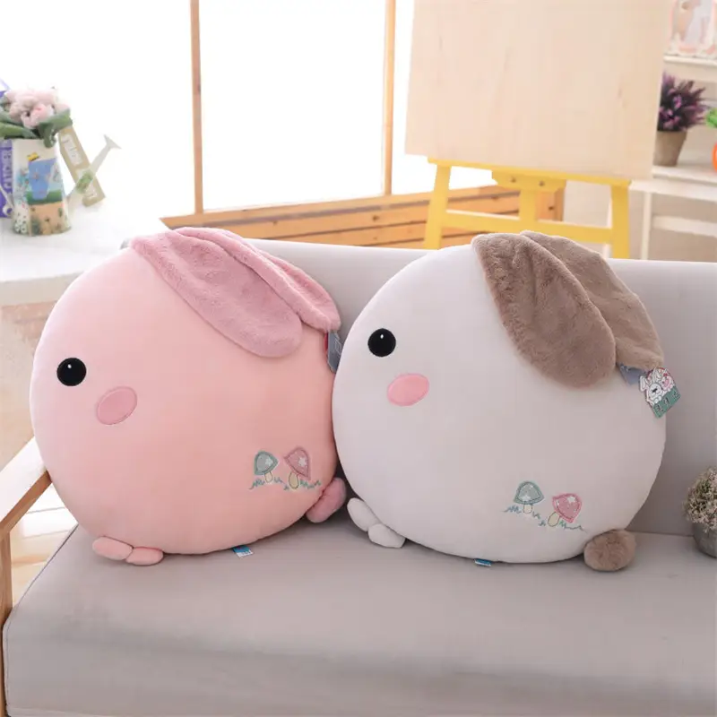 Cute rabbit pillow plush toy
