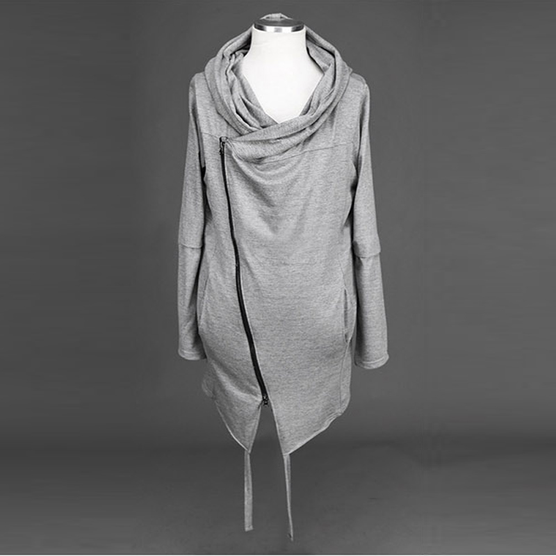 Men's irregular hoodie