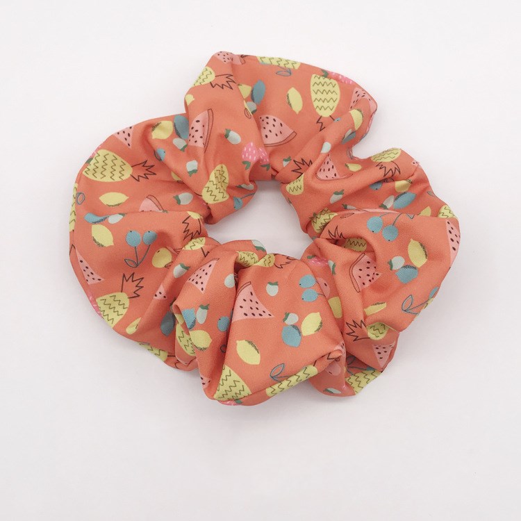 Printed fabric headband large intestine ring