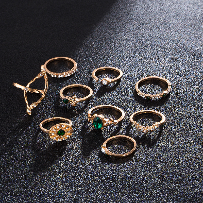 Leaf 9-piece ring