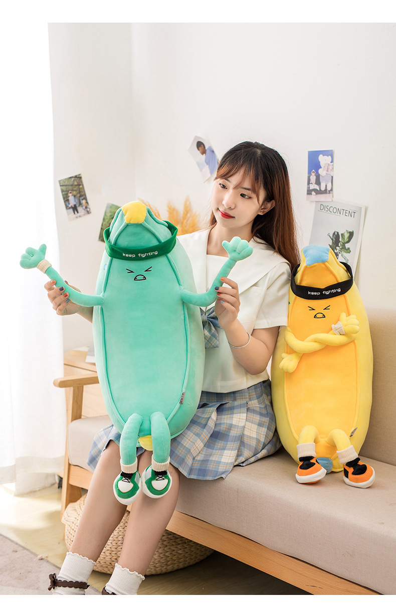 Funny creative exercise weight loss banana doll