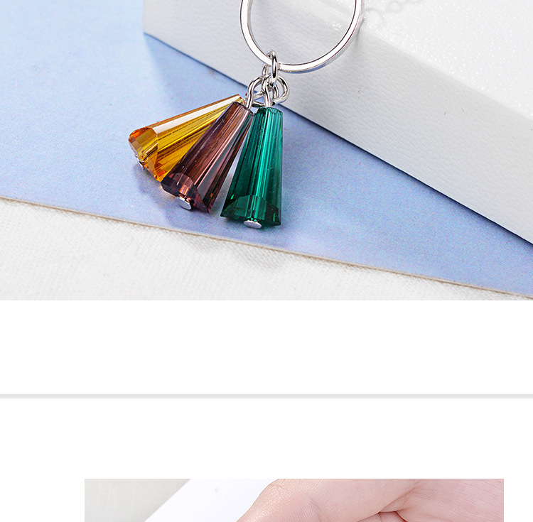 Pendant glass necklace