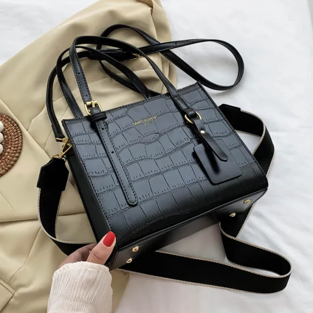 Fashionable and versatile casual One Shoulder Tote Bag Black - Shop at LoveMi