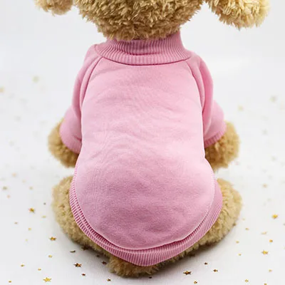 Dog Pure Color Sweatshirt Pink - Shop at LoveMi