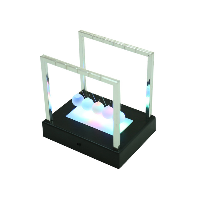 Colored glowing Newton pendulum (S-Black)