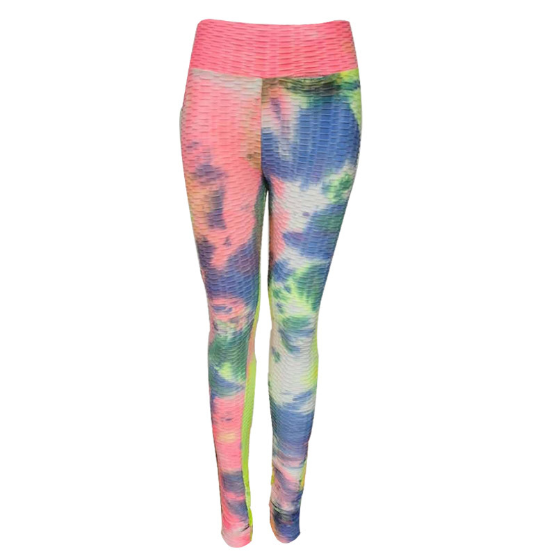 Tie-Dye Jacquard Hip Yoga Leggings, picture 11 of 12