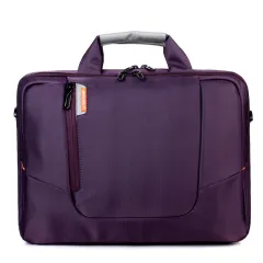 Cross-border explosive laptop bag briefcase - Purple - View 1