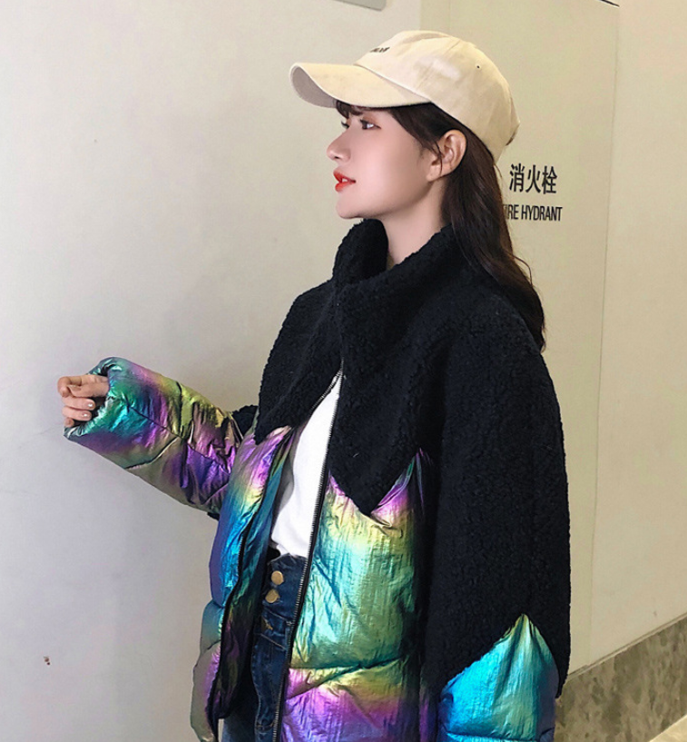 GIGANTIC PUFF FAUX FUR JACKET Black - Shop at LoveMi