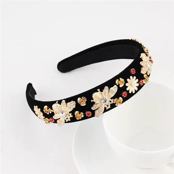 Wide-Edged Headband - D Black