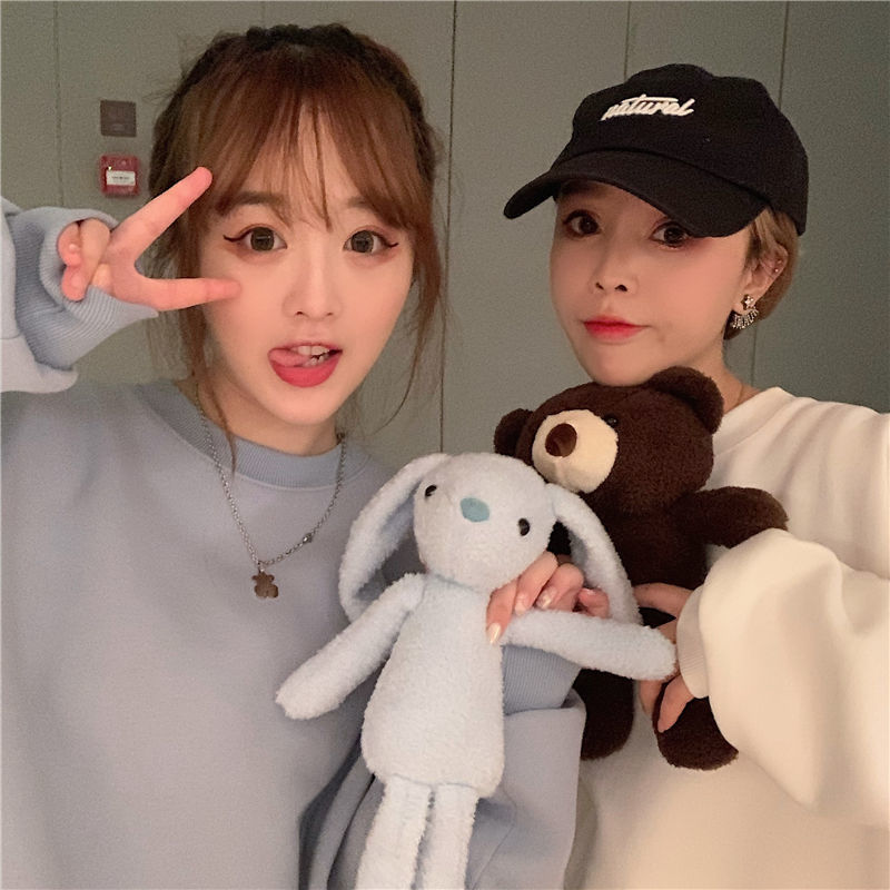 Loose jacket mid-length sweater