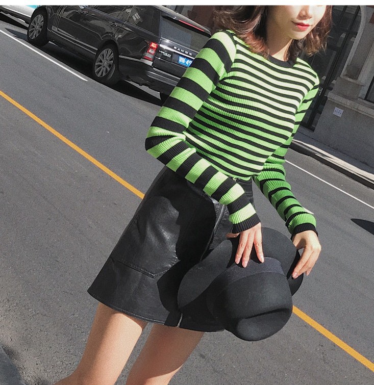 Women's bottoming sweater pullover
