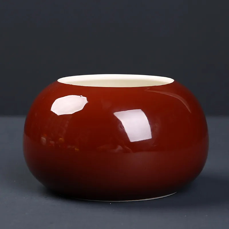 Geyao ceramic copper money grass hydroponics - Coffee