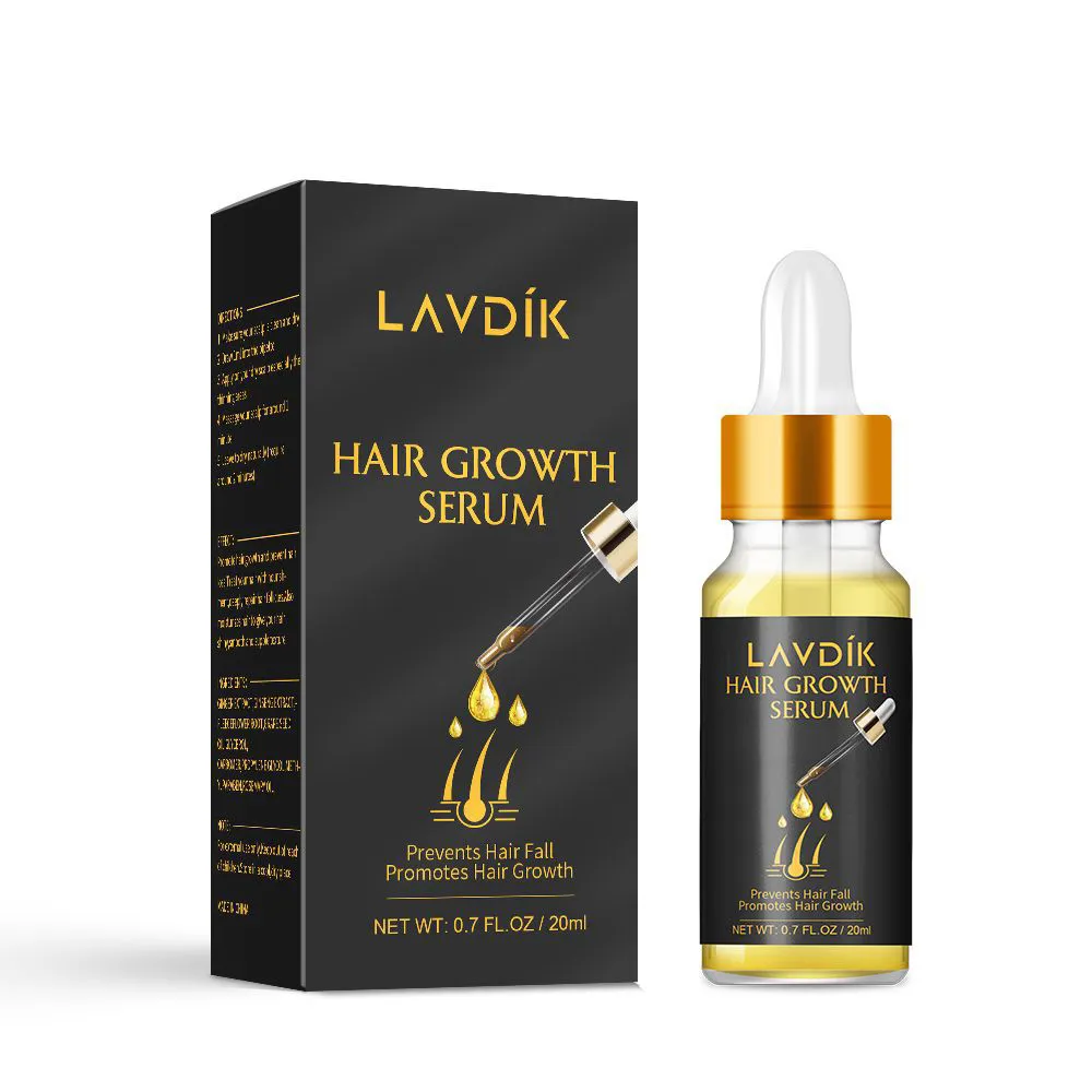 Damaged Hair Repair Women Men's Fast Hair Growth Essence Oil Anti-hair Loss Lotion - 5Pcs 20Ml