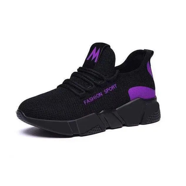 Student non-slip casual shoes - Purple