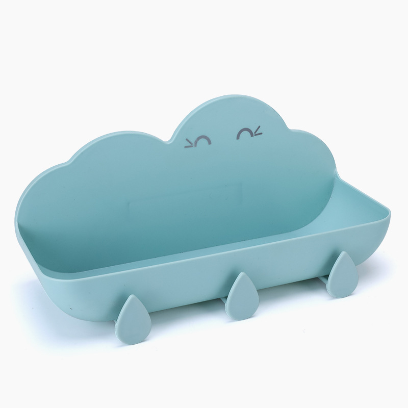 Hole-free wall hanging multifunctional toilet rack