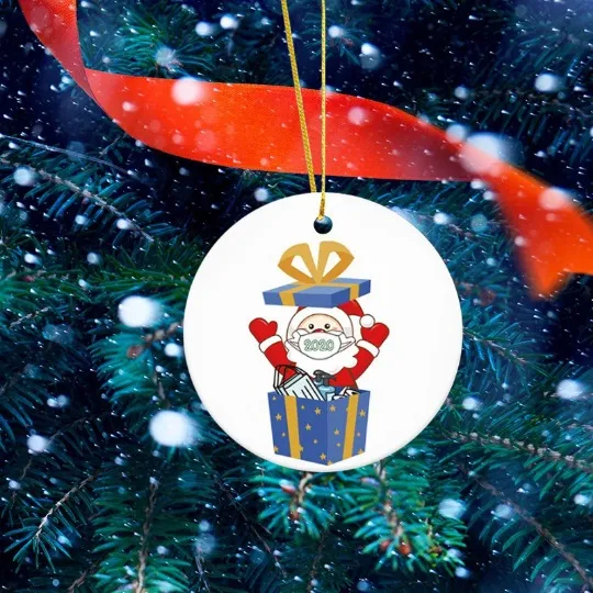 Christmas decoration isolated decorative mask - 1 Style