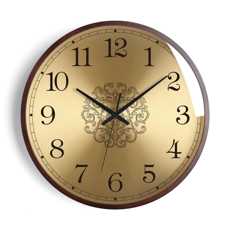 Round Wooden Wall Clock, picture 5 of 5