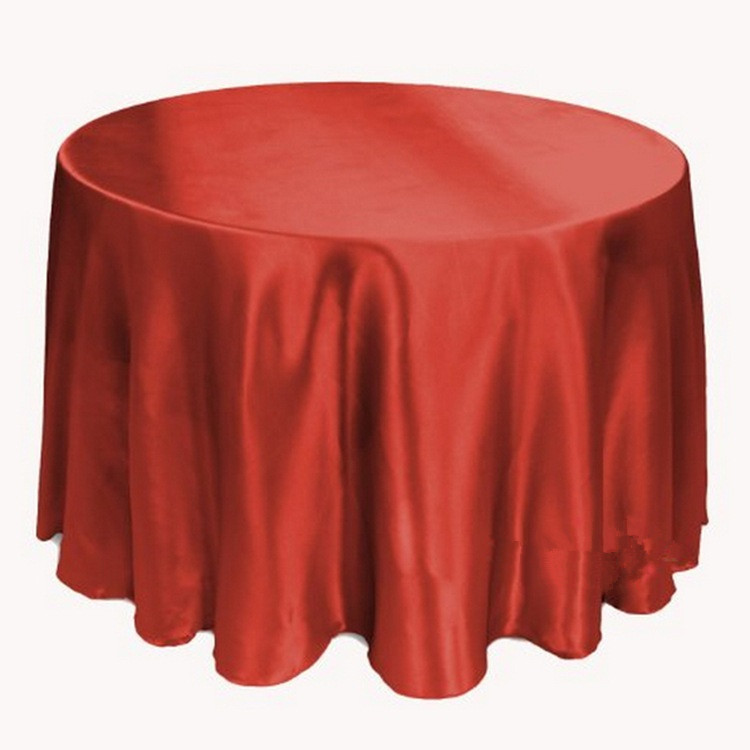 Title 1, Round satin tablecloth