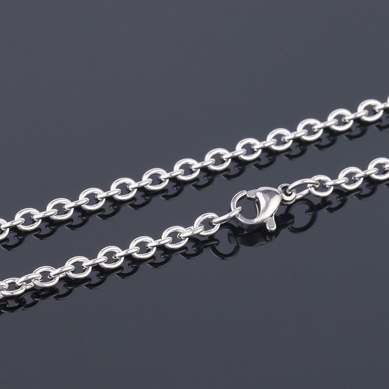 Stainless Steel Wing Pendant Necklace Dripping Oil