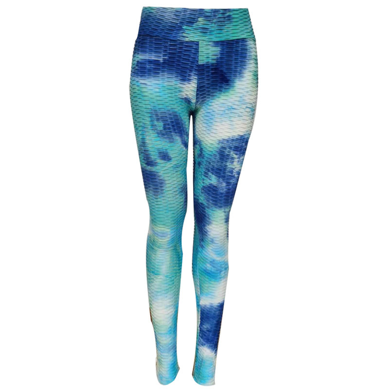 Tie-Dye Jacquard Hip Yoga Leggings, picture 10 of 12