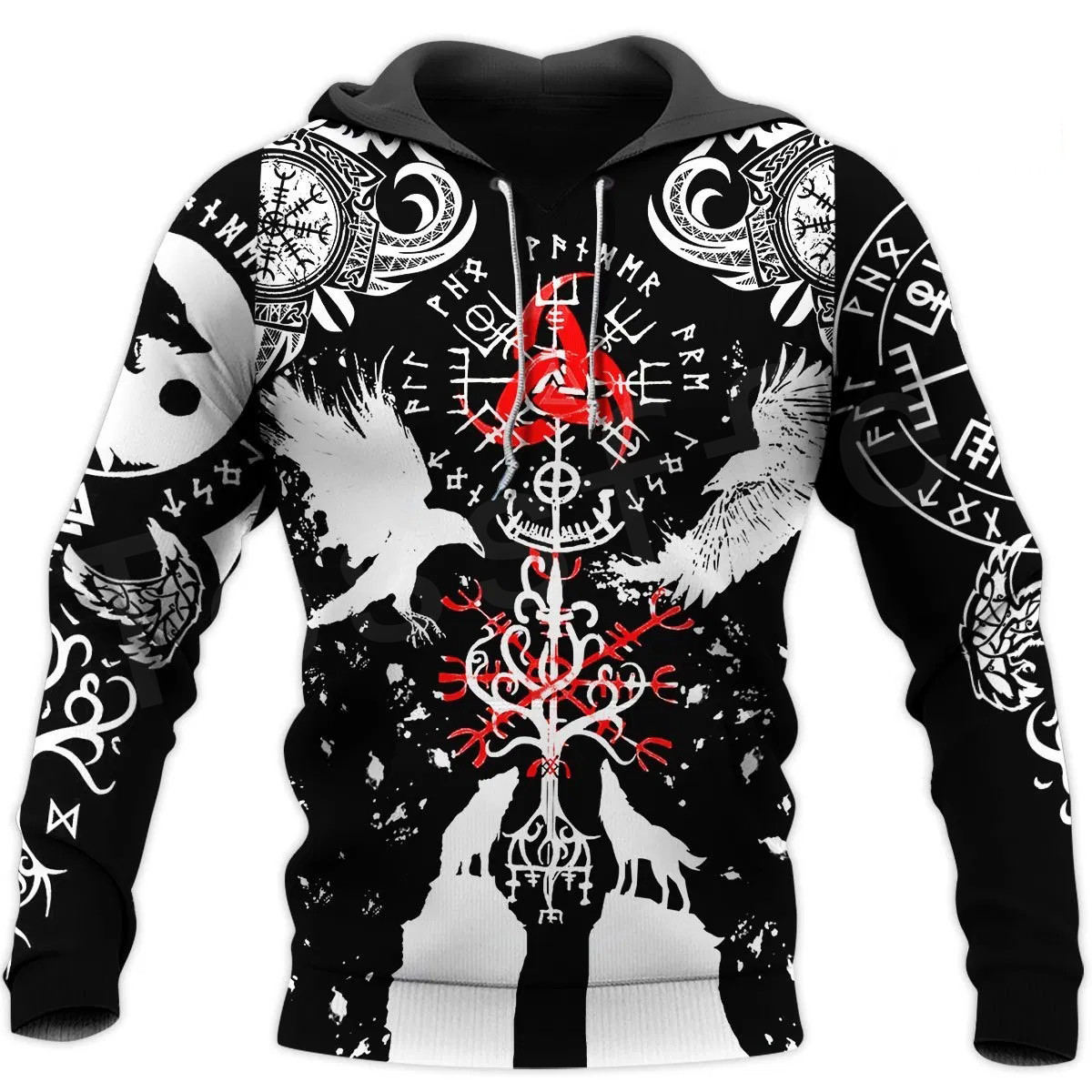 Symbolic Tattoo Warrior New Fashion Hoodie