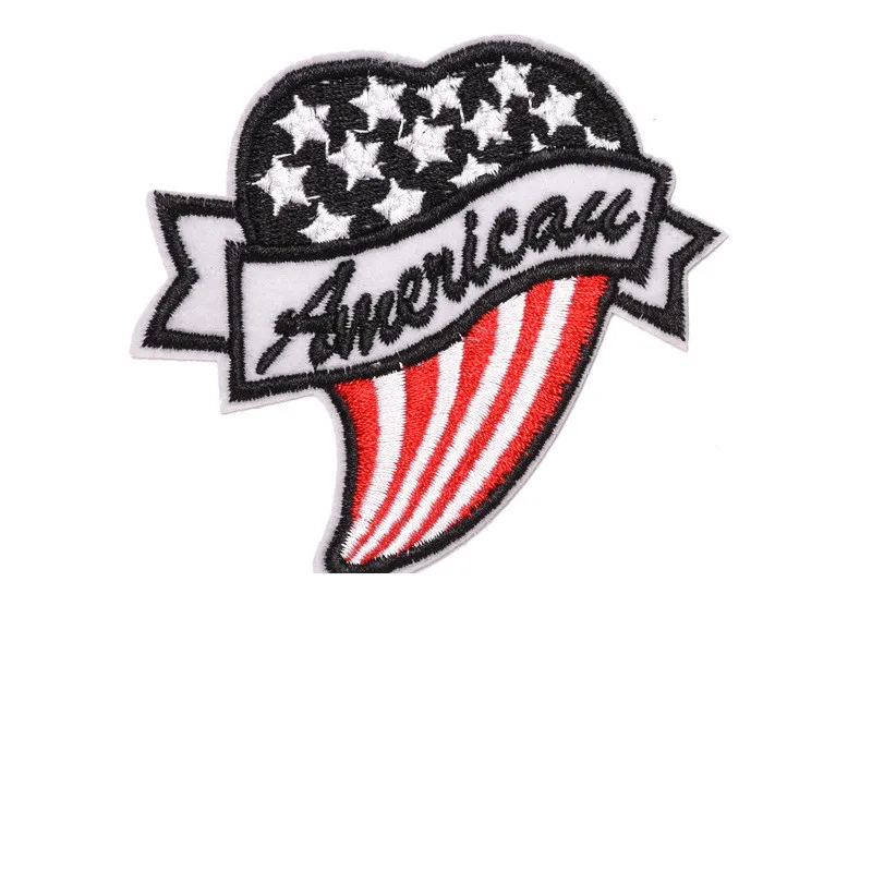 Embroidered clothing flag decoration patch - Love