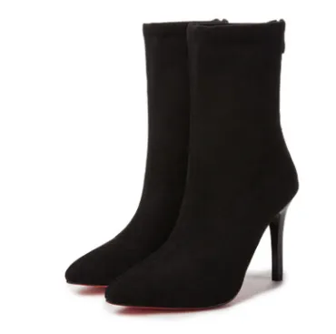 New stretch mid boots Black - Shop at LoveMi