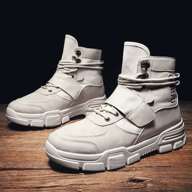 Martin boots high-top plus cashmere men's shoes