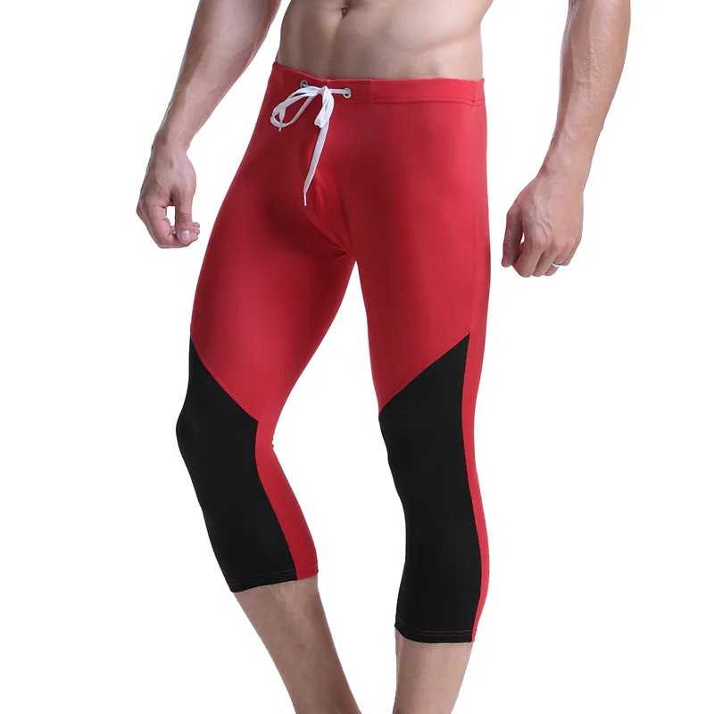 Semi-light swimming pool sports casual pants - Red