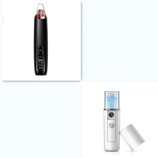 Electric blackhead cleansing instrument Black Set - Shop at LoveMi