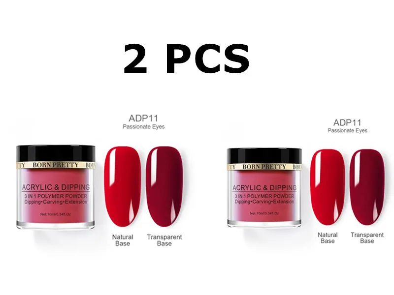 Nail Polish, Nail Infiltration Powder, Powder Sticky Powder, Nail Art - Adp11 2Pcs