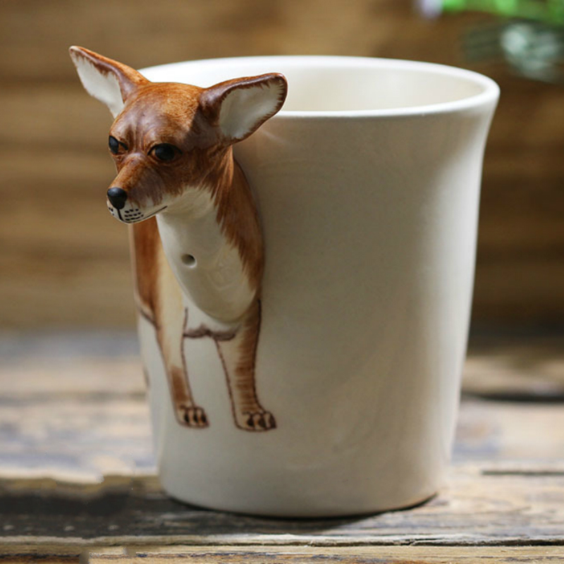 Hand Drawn Animal Mug