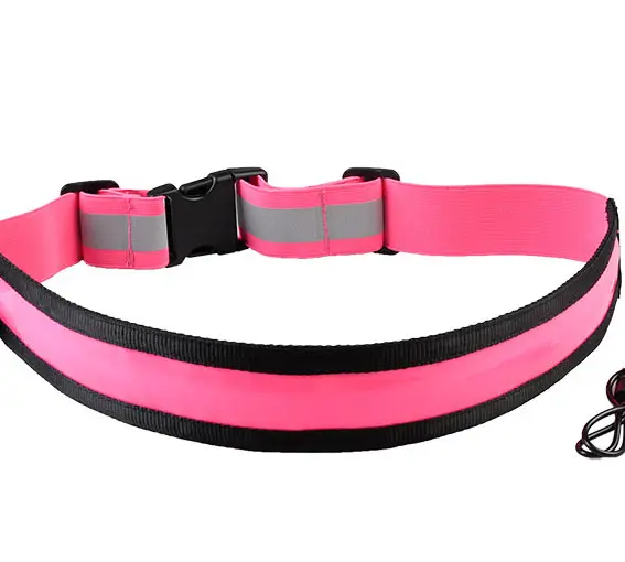 Luminous and breathable waist protection exercise belt