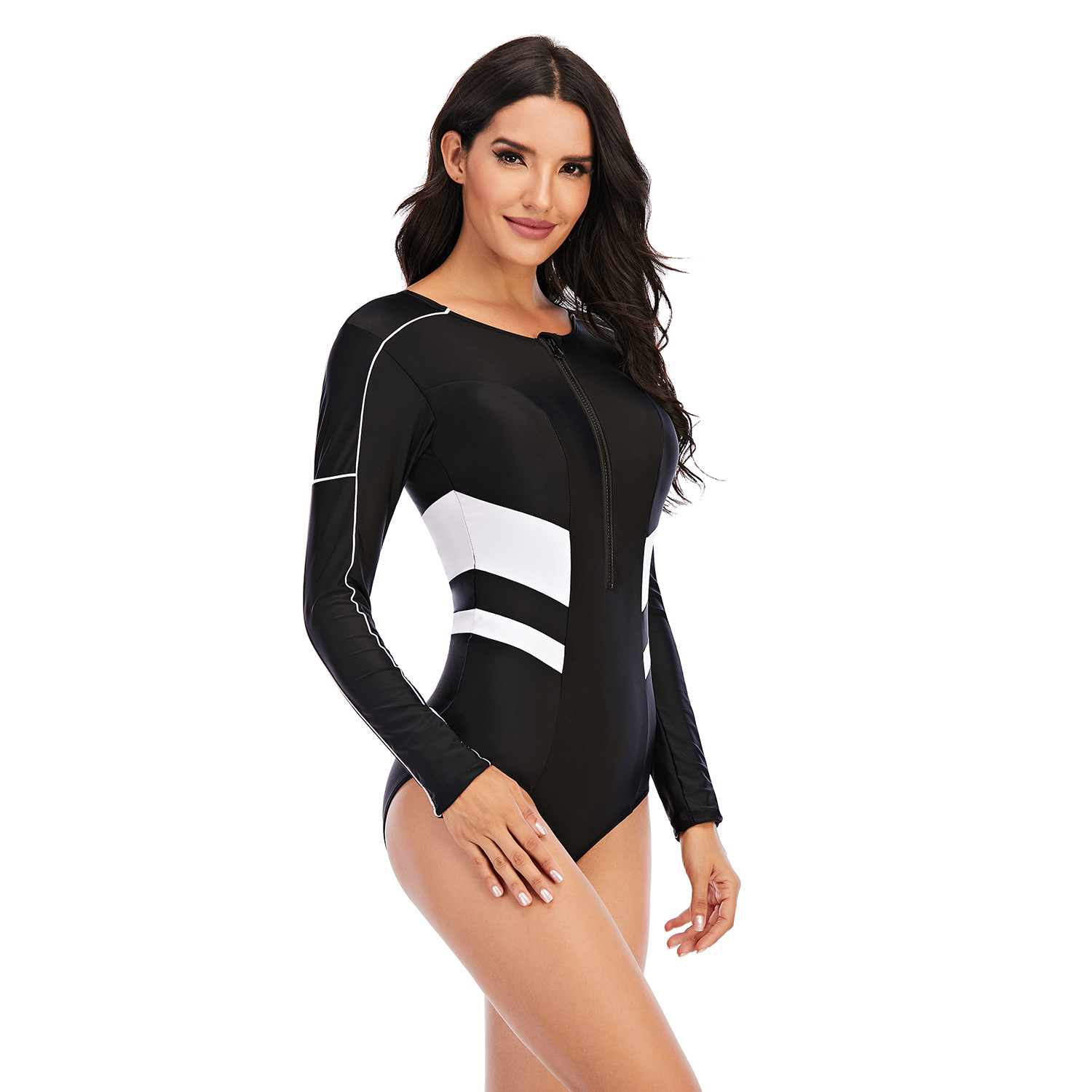 Oneflower one piece long sleeve surfsuit