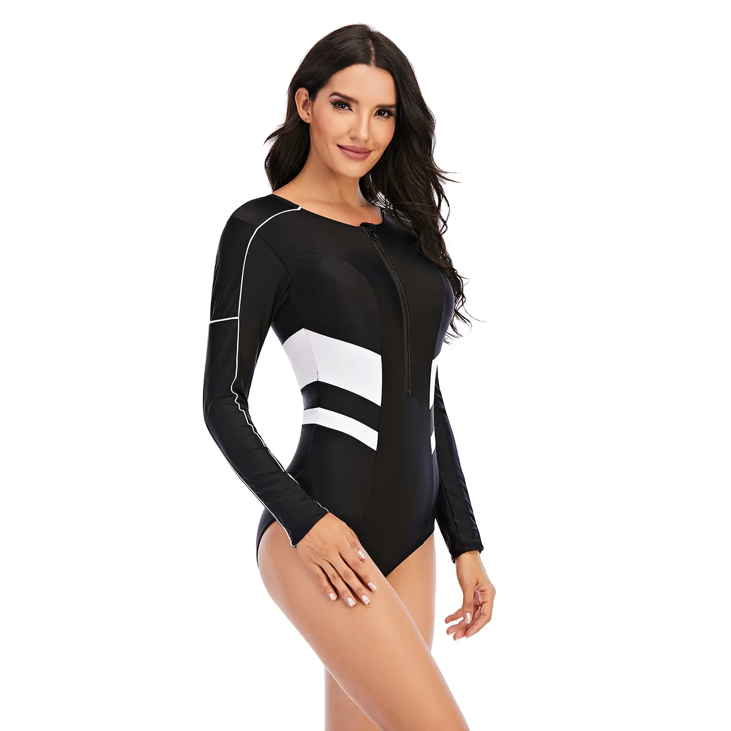 Oneflower one piece long sleeve surfsuit