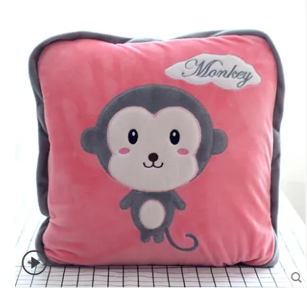 blanket cushion pillow - Red Monkey