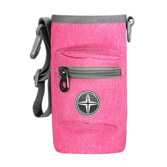 Training snack bag pet bag walking dog bag training Pink - Shop at LoveMi