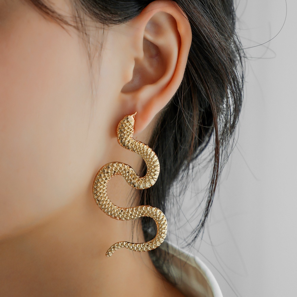 Fashion metal Snake Earrings