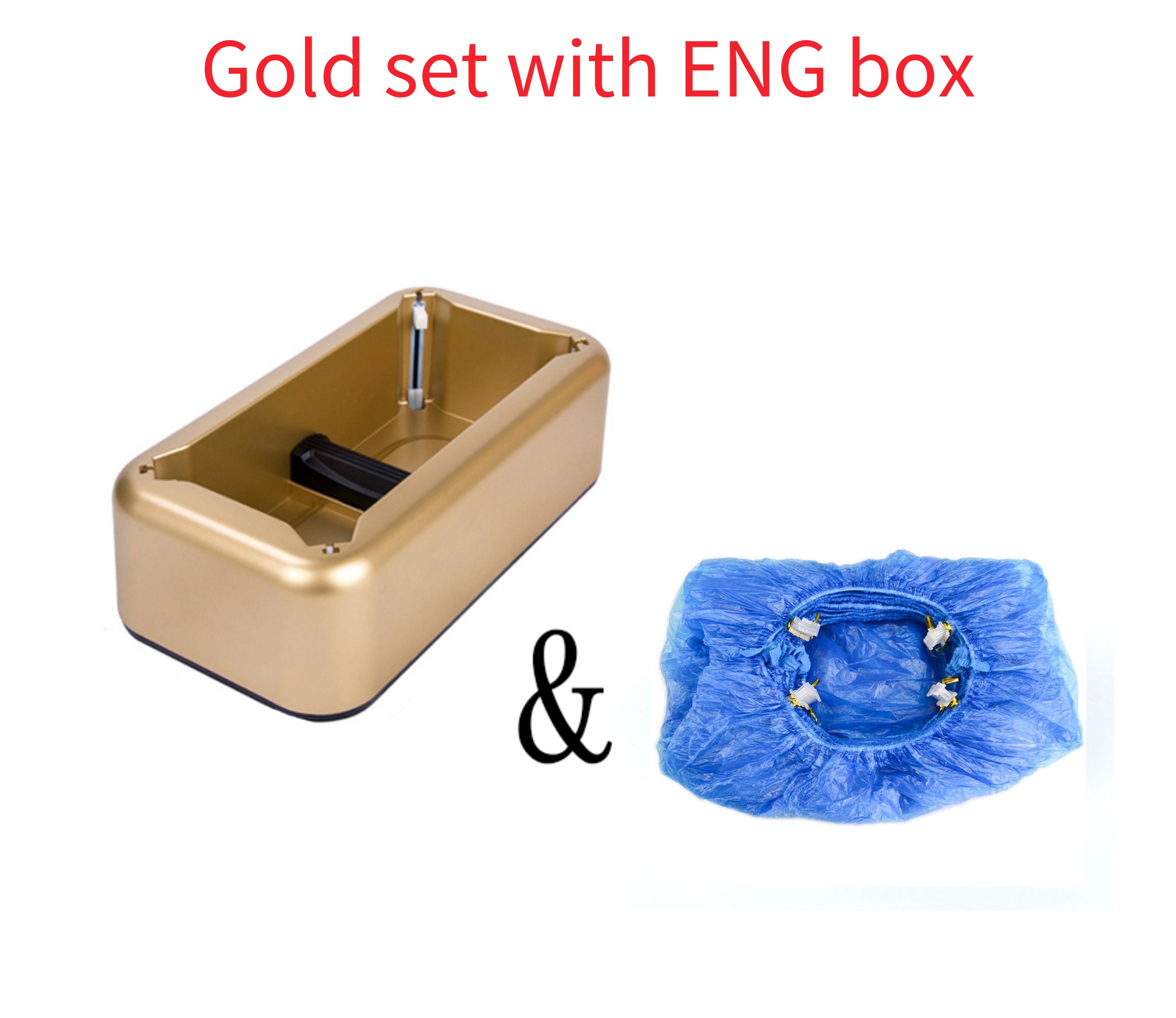 Gold set with ENG box