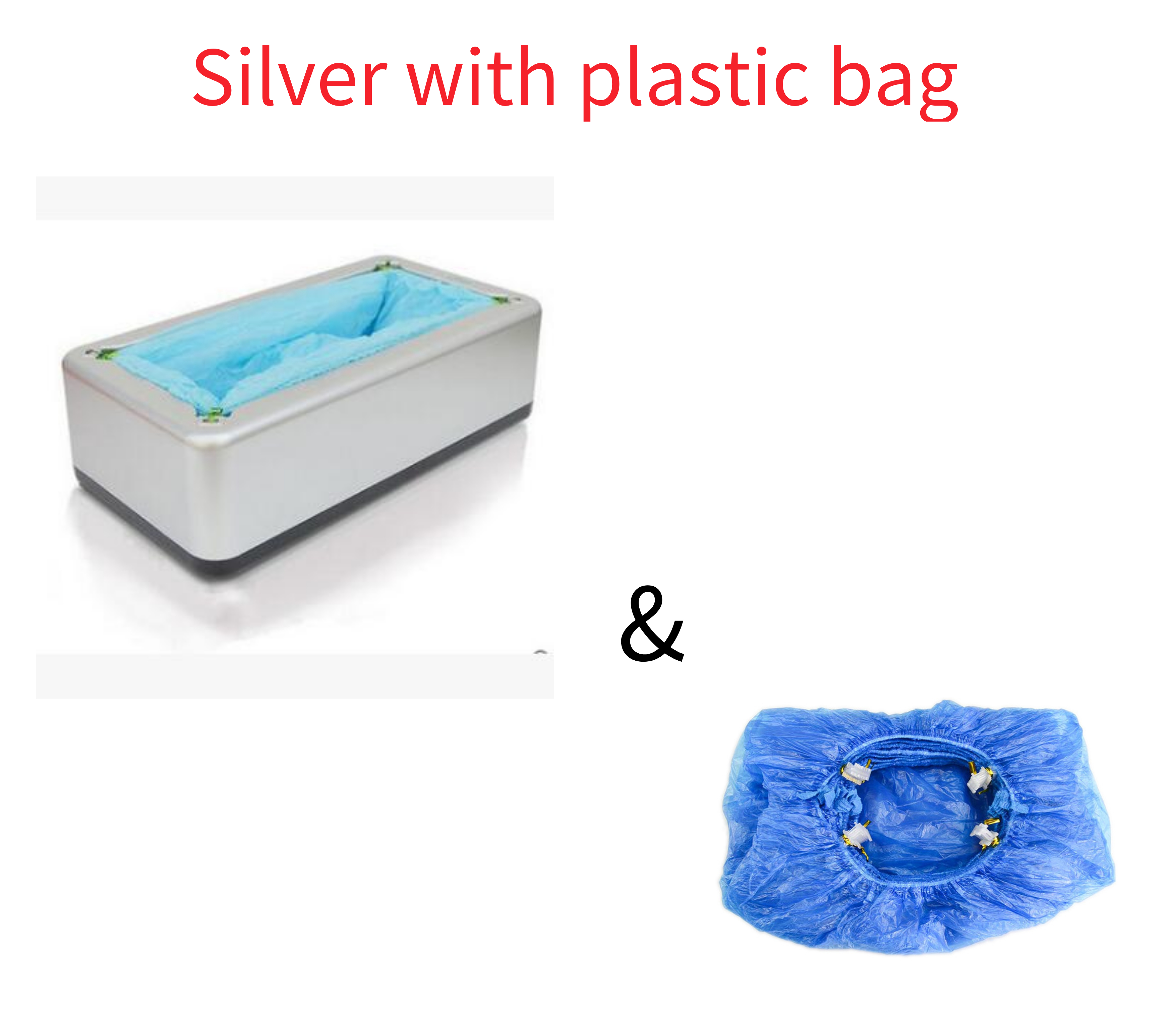 Sliver and Plastic bag