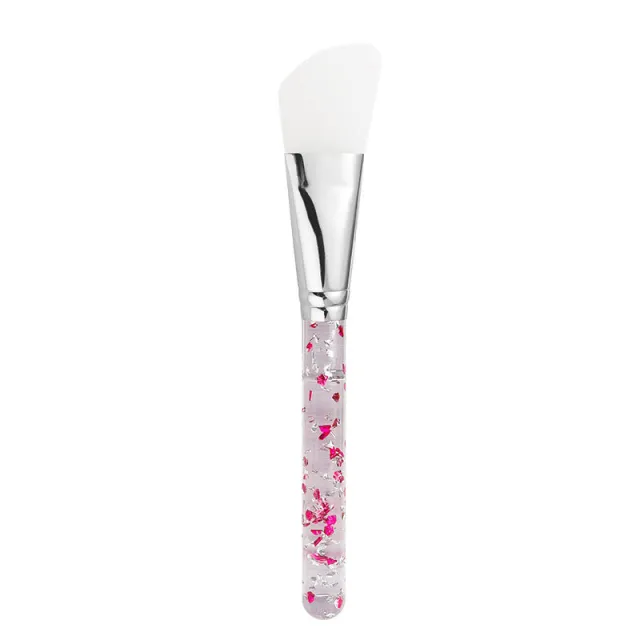 Single silicone mask brush with silicone brush soft tip Pink - Shop at LoveMi